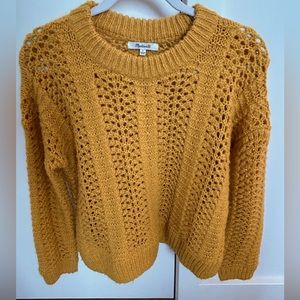 Madewell yellow sweater, hardly worn